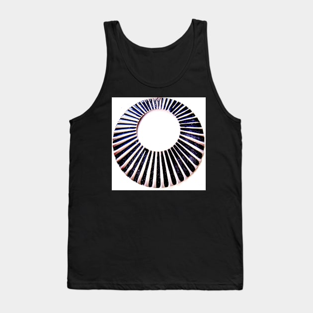 OP ART, 60S, MOD, GEOMETRIC DESIGN, ART DECO FAN Tank Top by jacquline8689